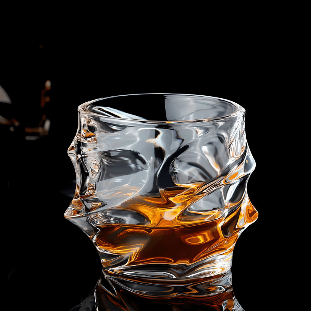 Set of 4 Storm Japanese Crystal Whisky Glass