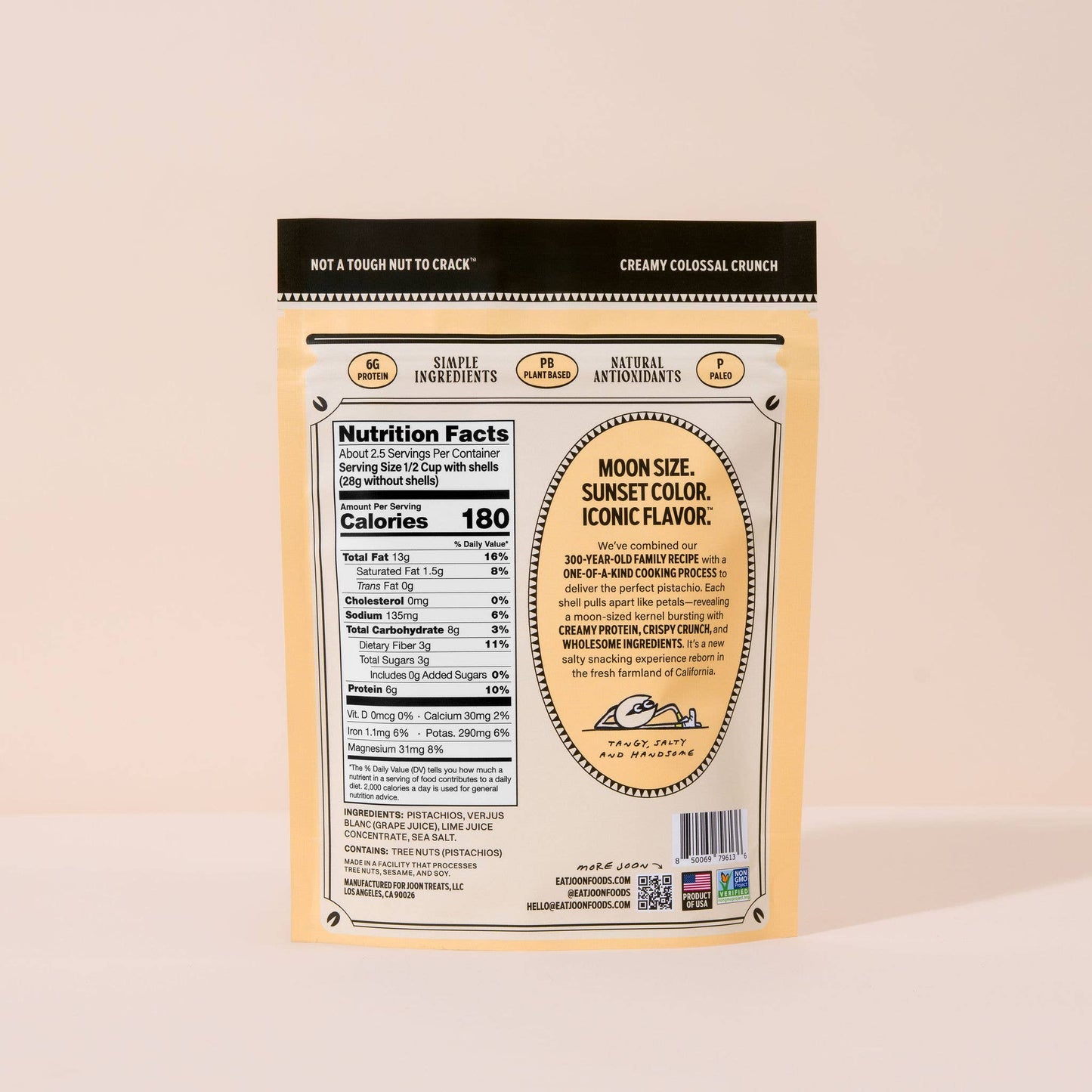 Joon Original Salted Pistachios | Pistachio Gourmet Snacks