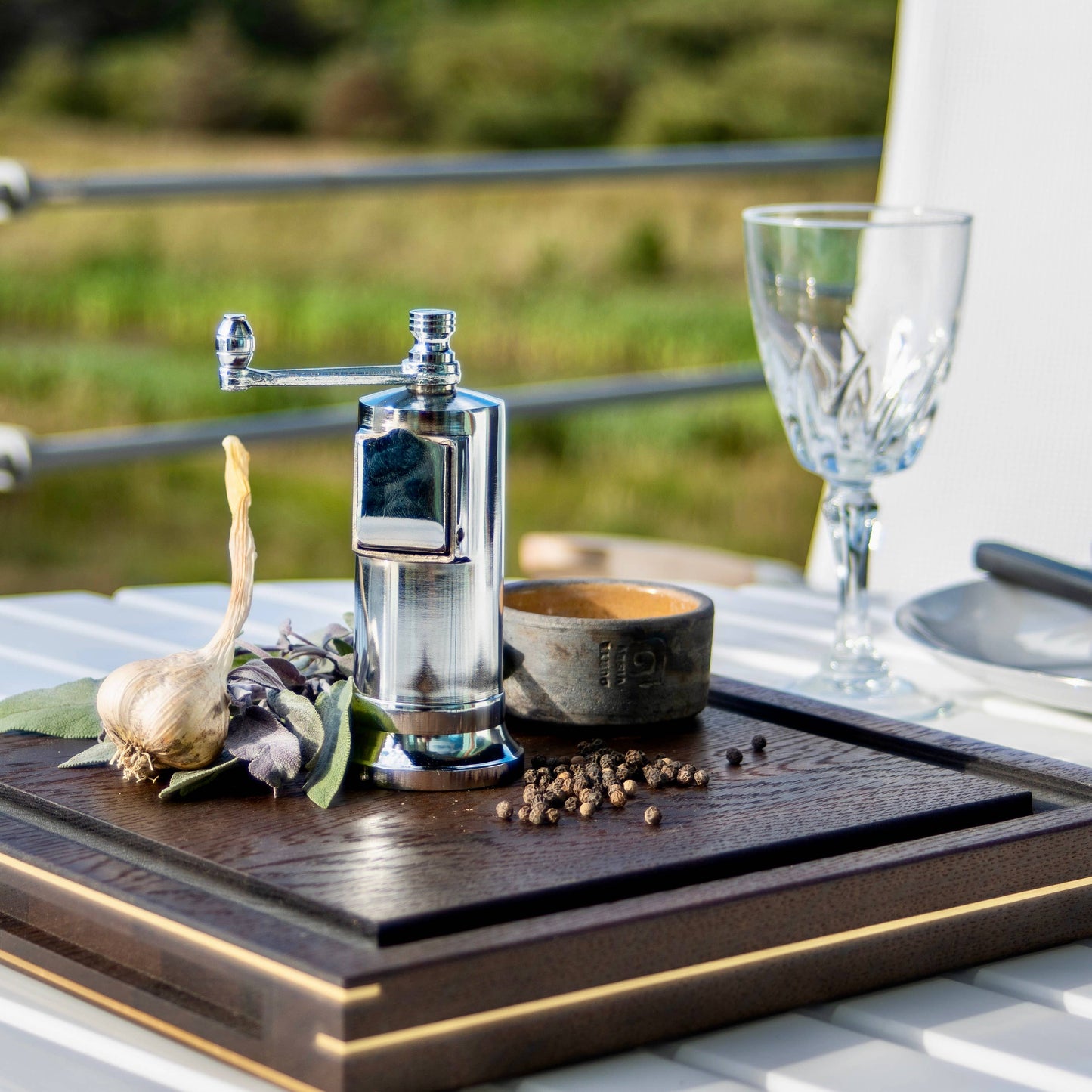 The Original ‘Chefs Mate’ Polished Chrome Grinder 5.3”