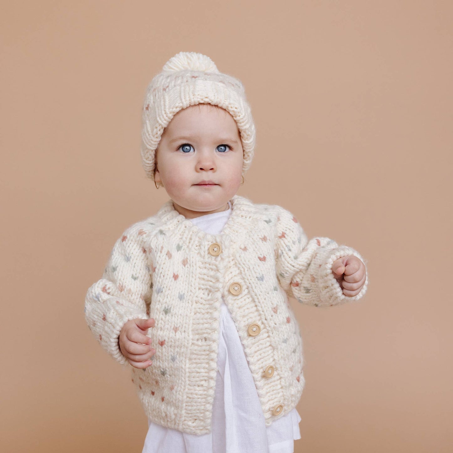 Sawyer Cardigan, Pastel Kids Baby Apparel Sweater Winter