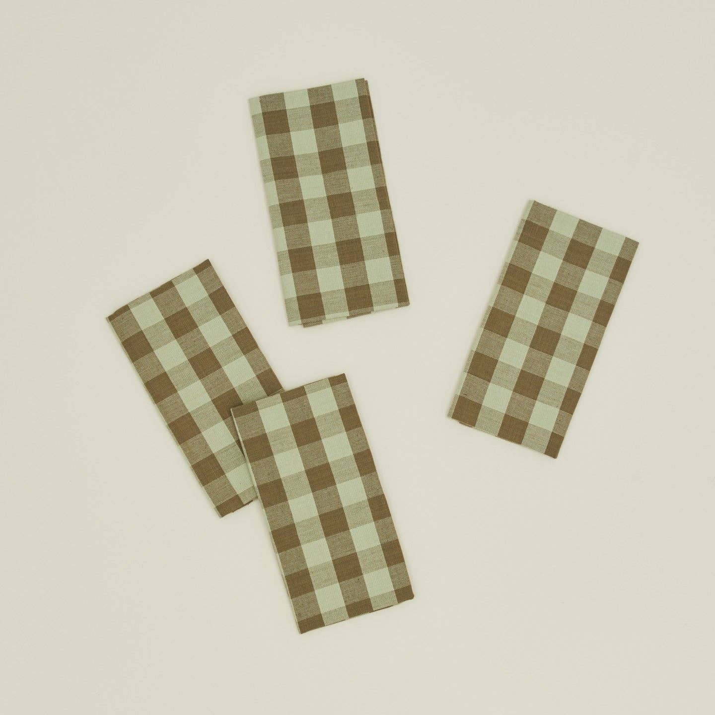 ESSENTIAL GINGHAM DINNER NAPKINS - SET OF 4