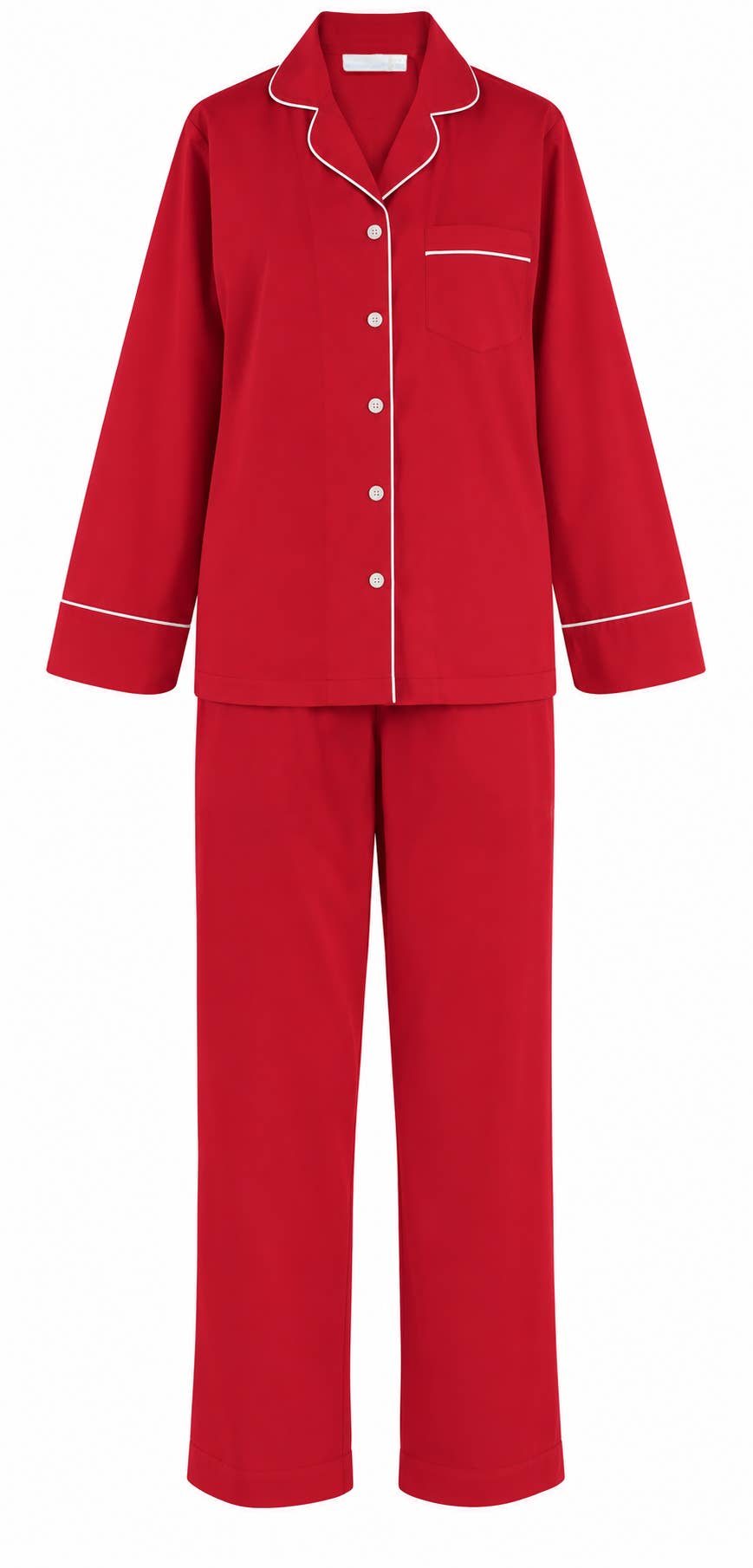 Red Flannel Long Sleeve Pajamas