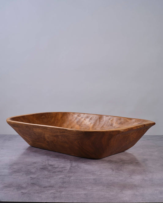 Rectangular Extra Large Wooden Bowl, Serving Tray