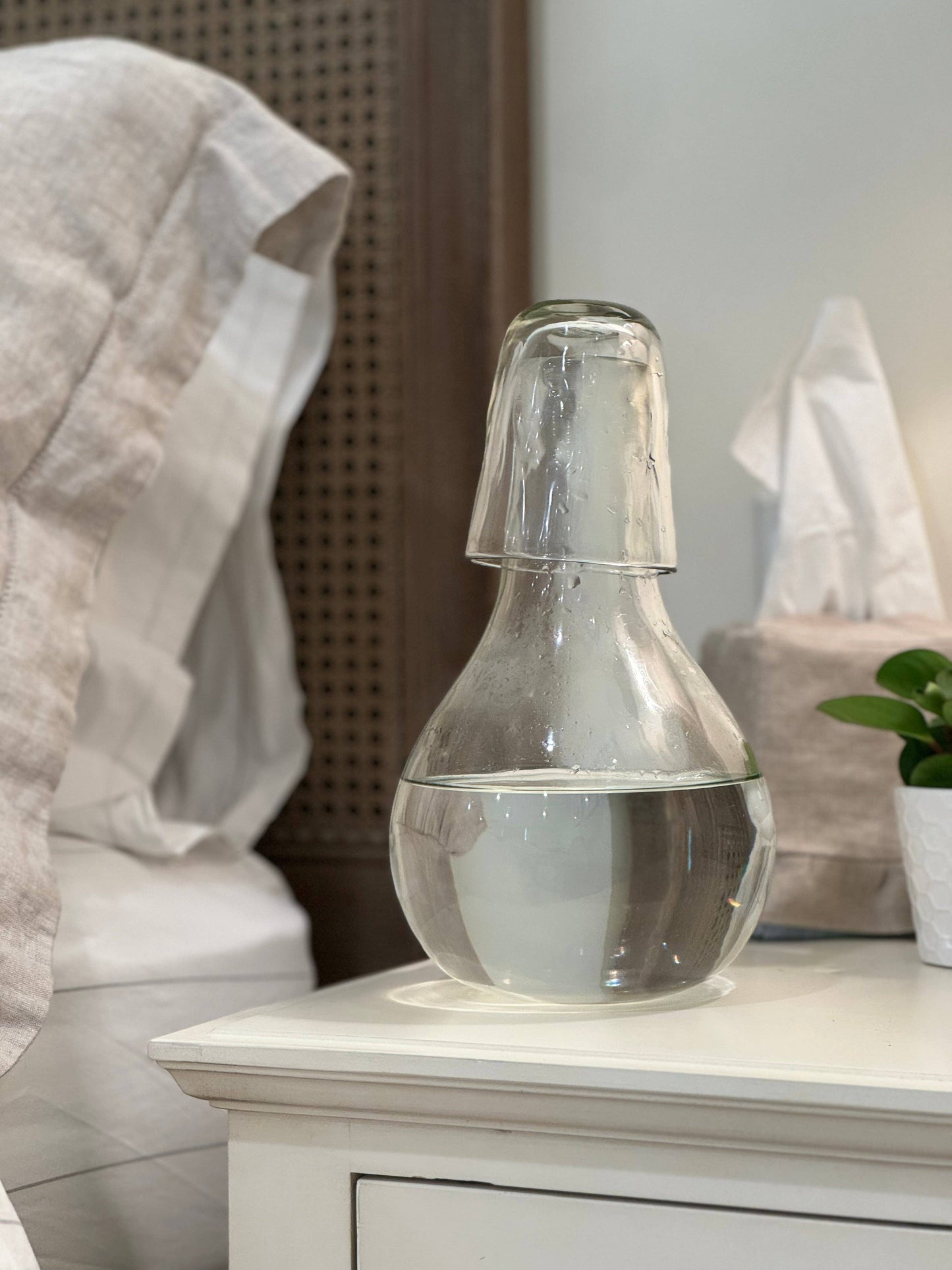 Bedside Water Carafe and Glass Set