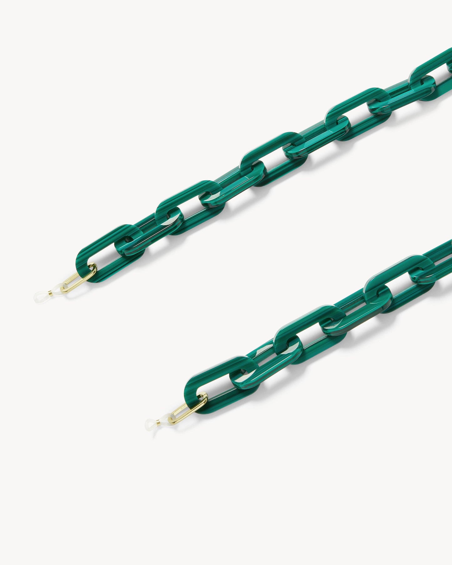 Chunky Sunglass Chain in Malachite