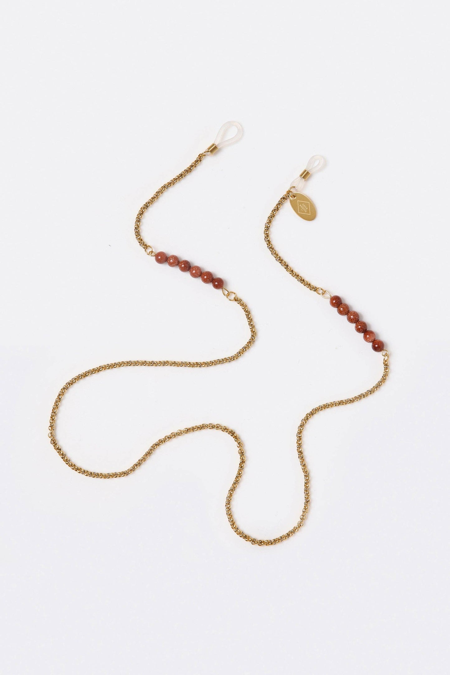 Berry Brown glasses chain