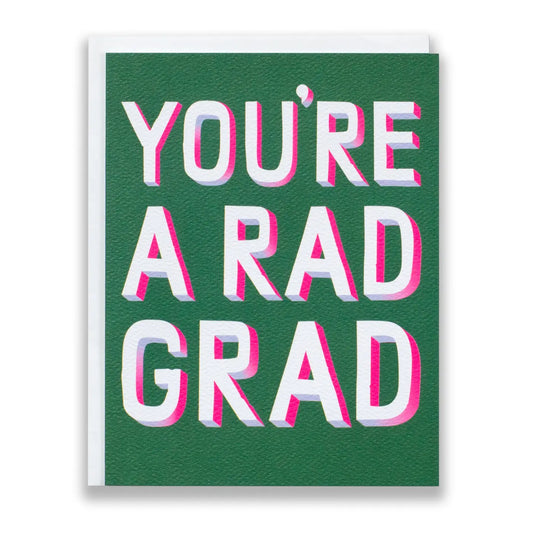 Rad Grad Note card