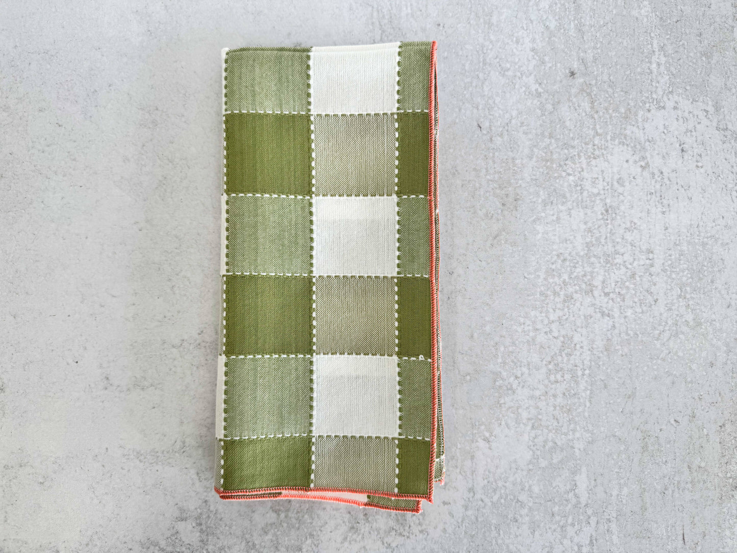Farmhouse Check Cloth Napkins, set of four