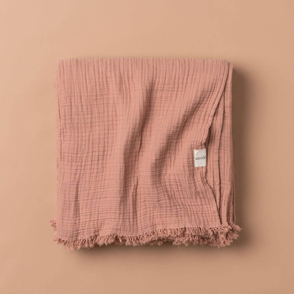 SAARDE Enes Throw | Blush