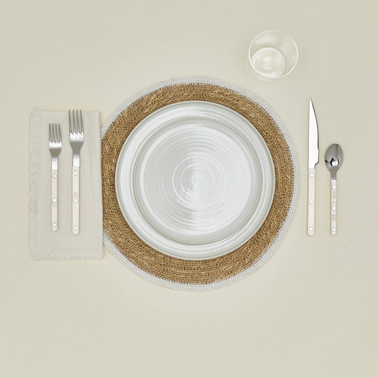 HAWKINS ESSENTIAL WOVEN PLACEMAT - SET OF 4 - WHITE