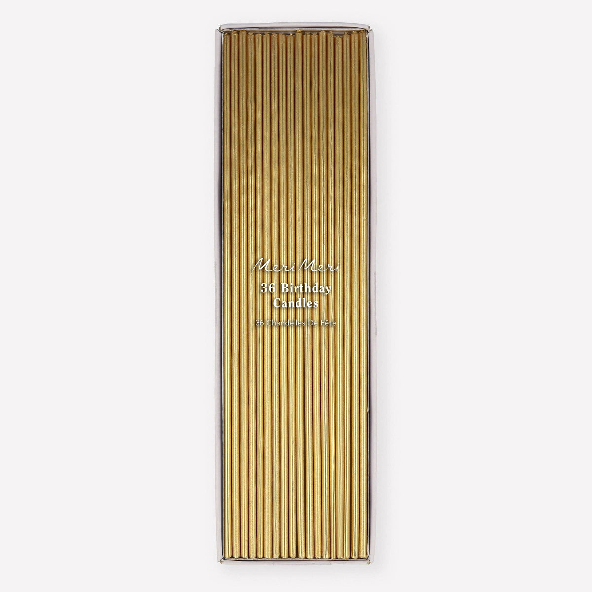 Super Skinny Gold Candles
