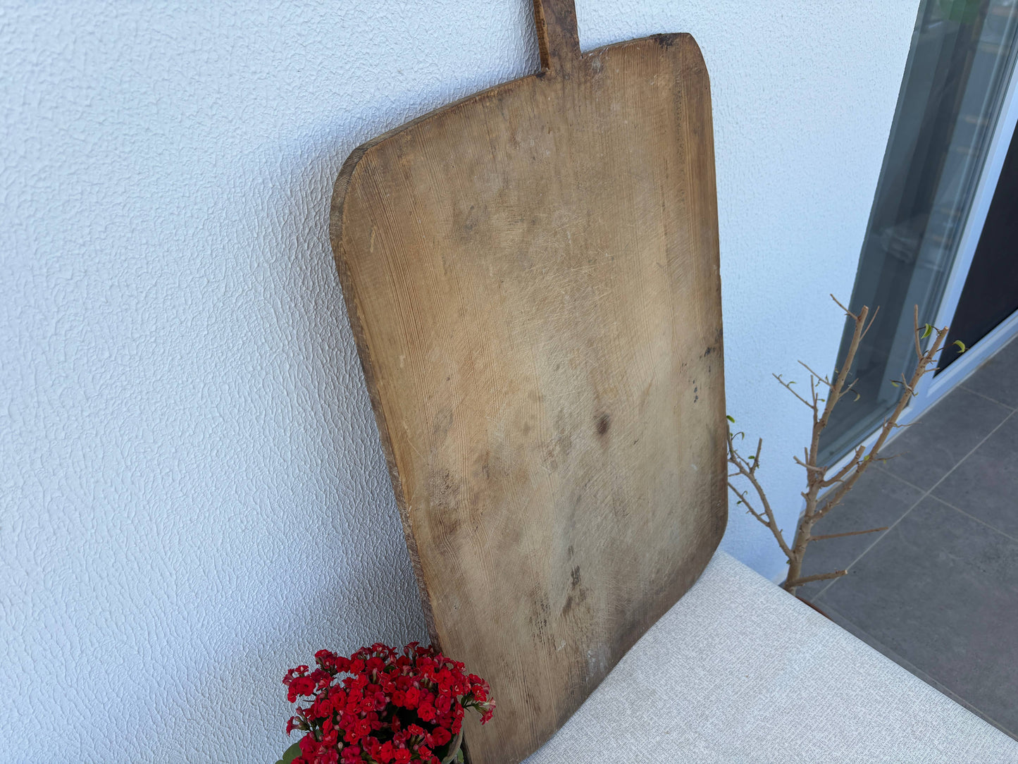 Old Anatolian Wooden Board – Handmade Turkish Cutting Board