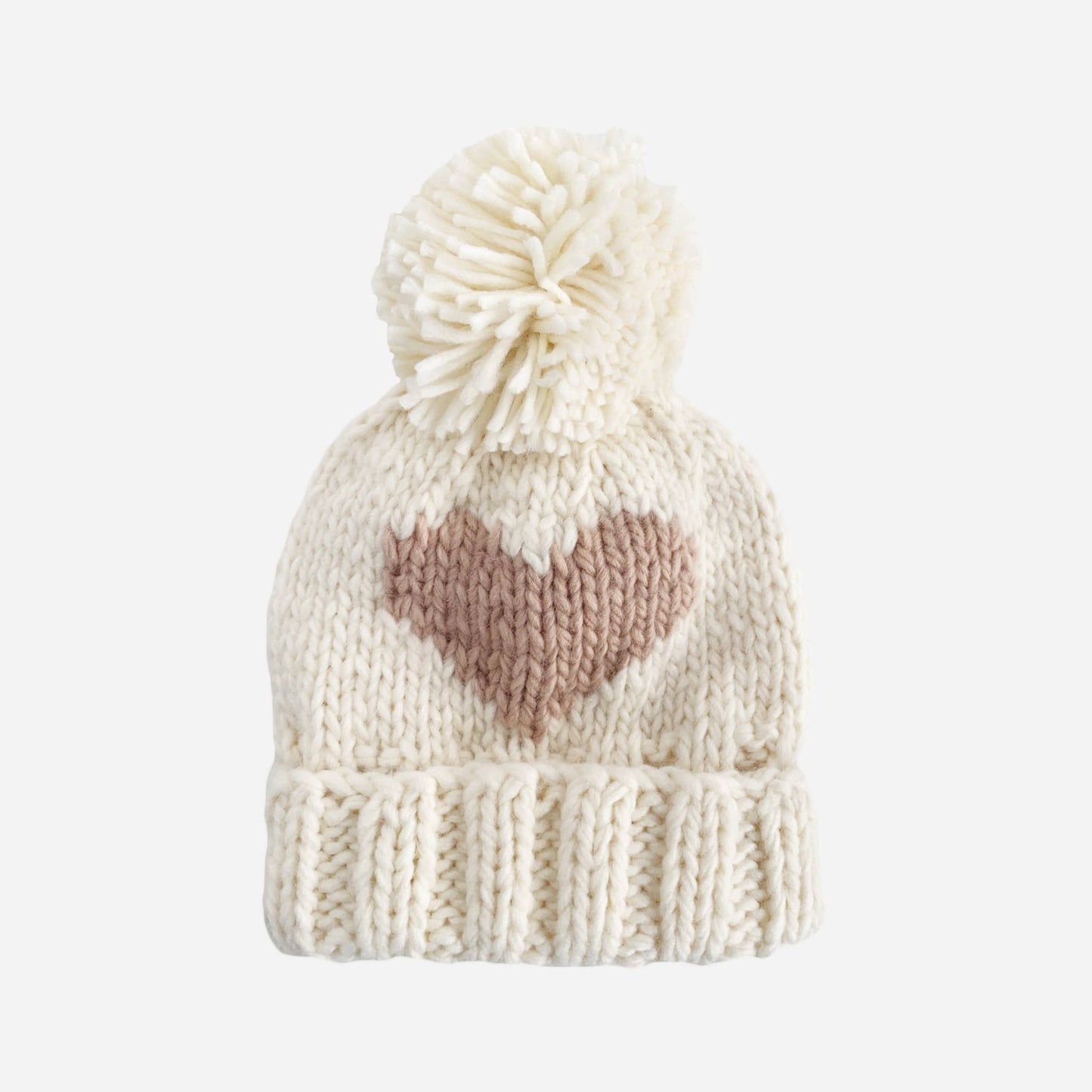 Heart Beanie Blush Kids Baby Hat Valentines Winter Love Gift