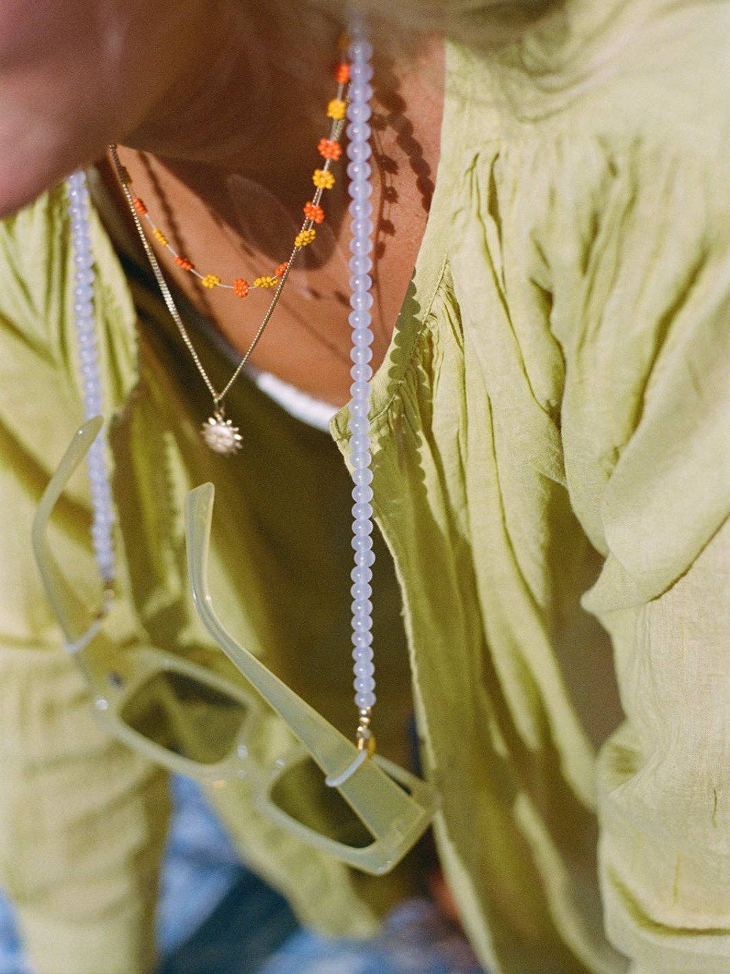 Pastella Lila glasses chain