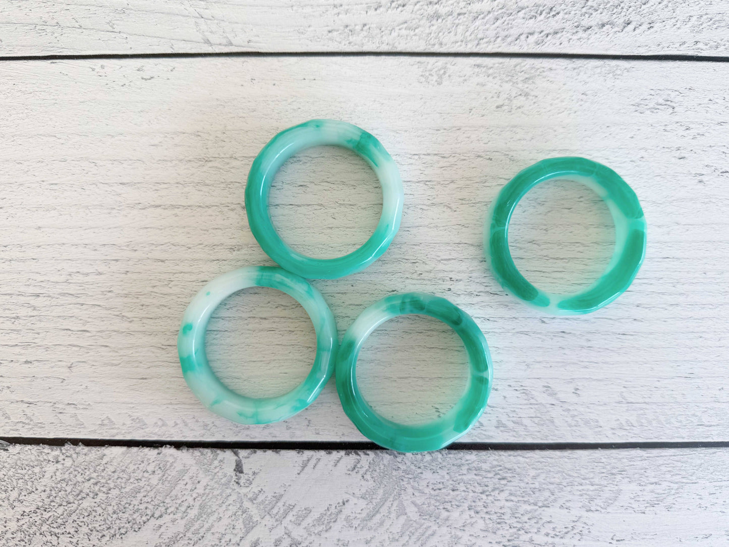 Sherbet Napkin Rings, set of four