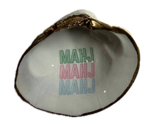 Mahjong Shell Dice Dish