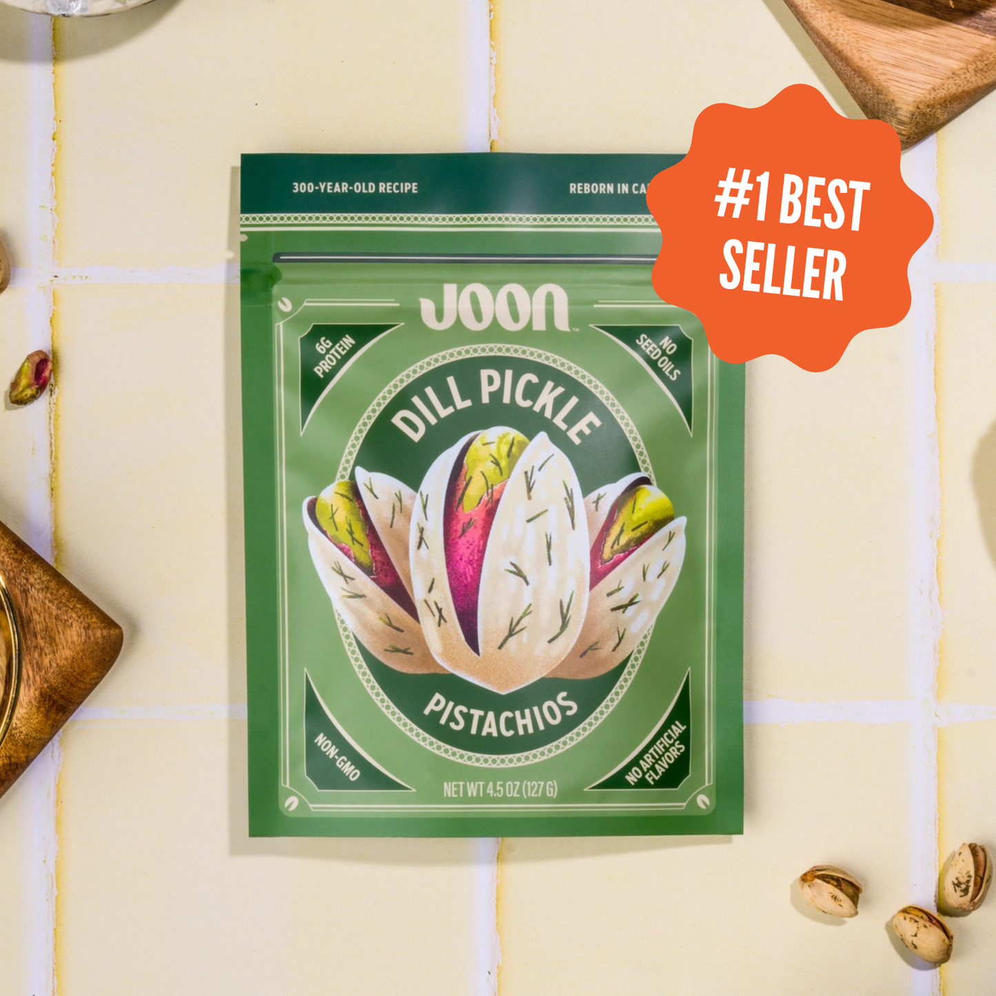 Joon Dill Pickle Pistachios | Pistachio Bulk, Gourmet Snacks