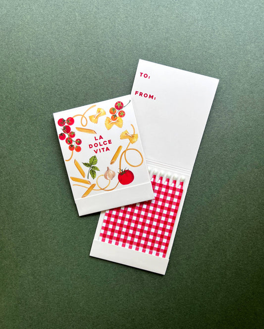 La Dolce Vita Pasta Match Card® | Candle Matches