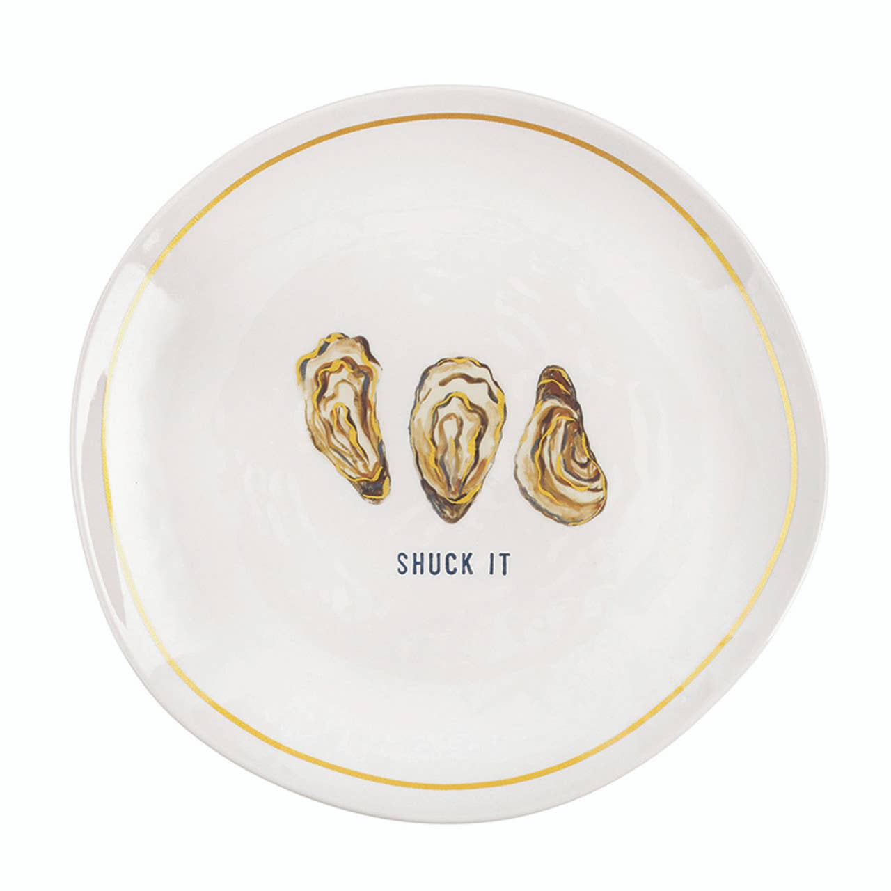 Melamine Appetizer Plate - Shuck It