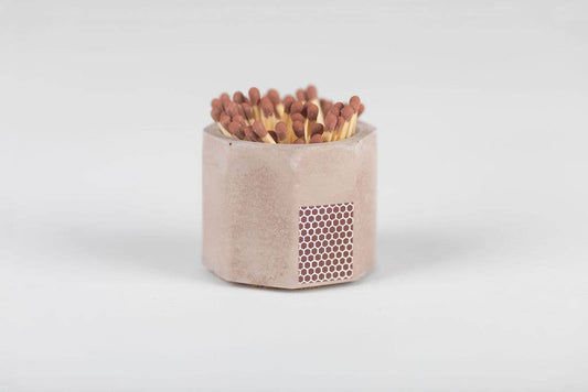 Concrete Match Holder – Modern Design with 2-Inch Safety Matches