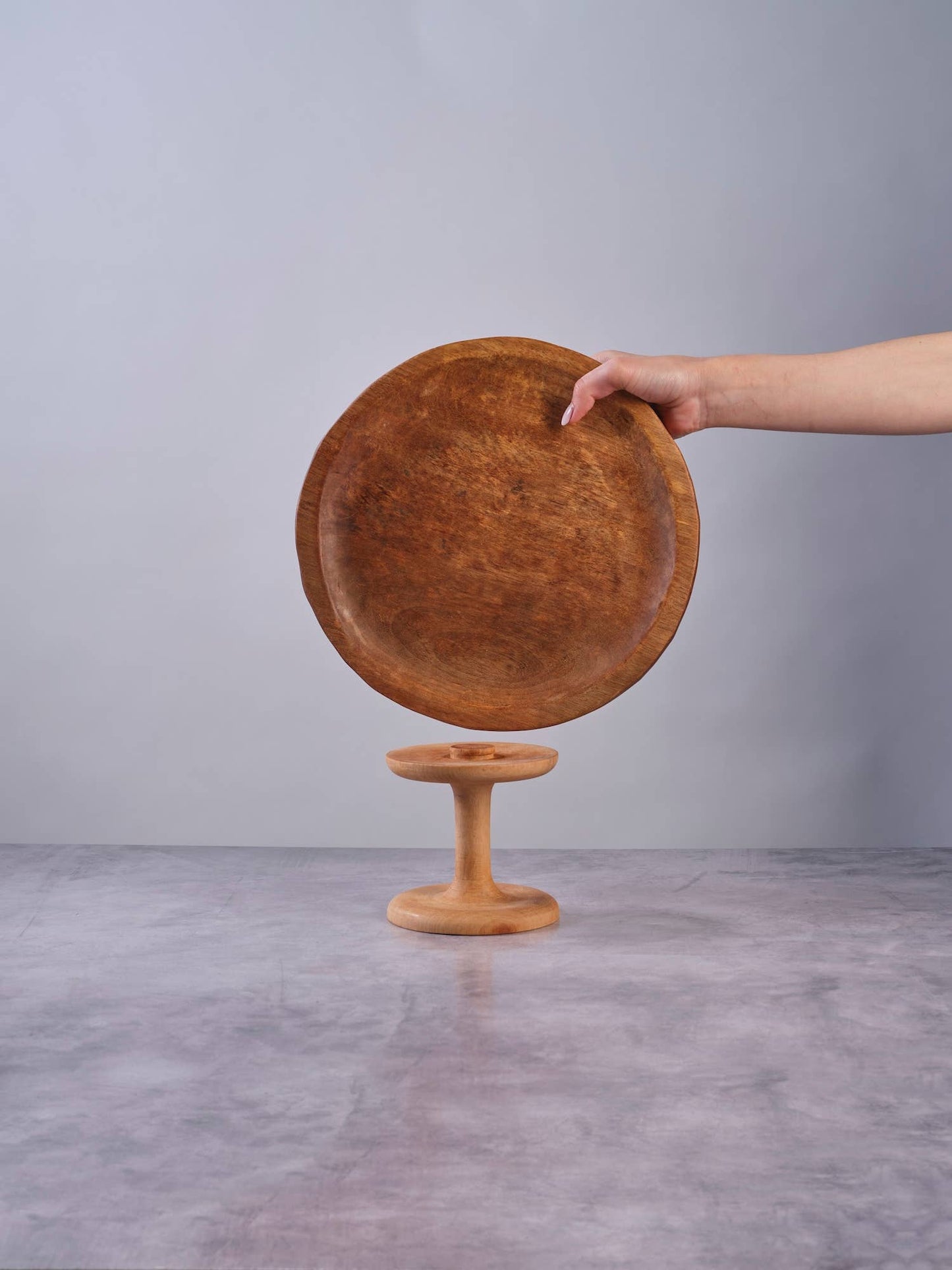 Wood Cake Stand, Table and Kitchen Decor