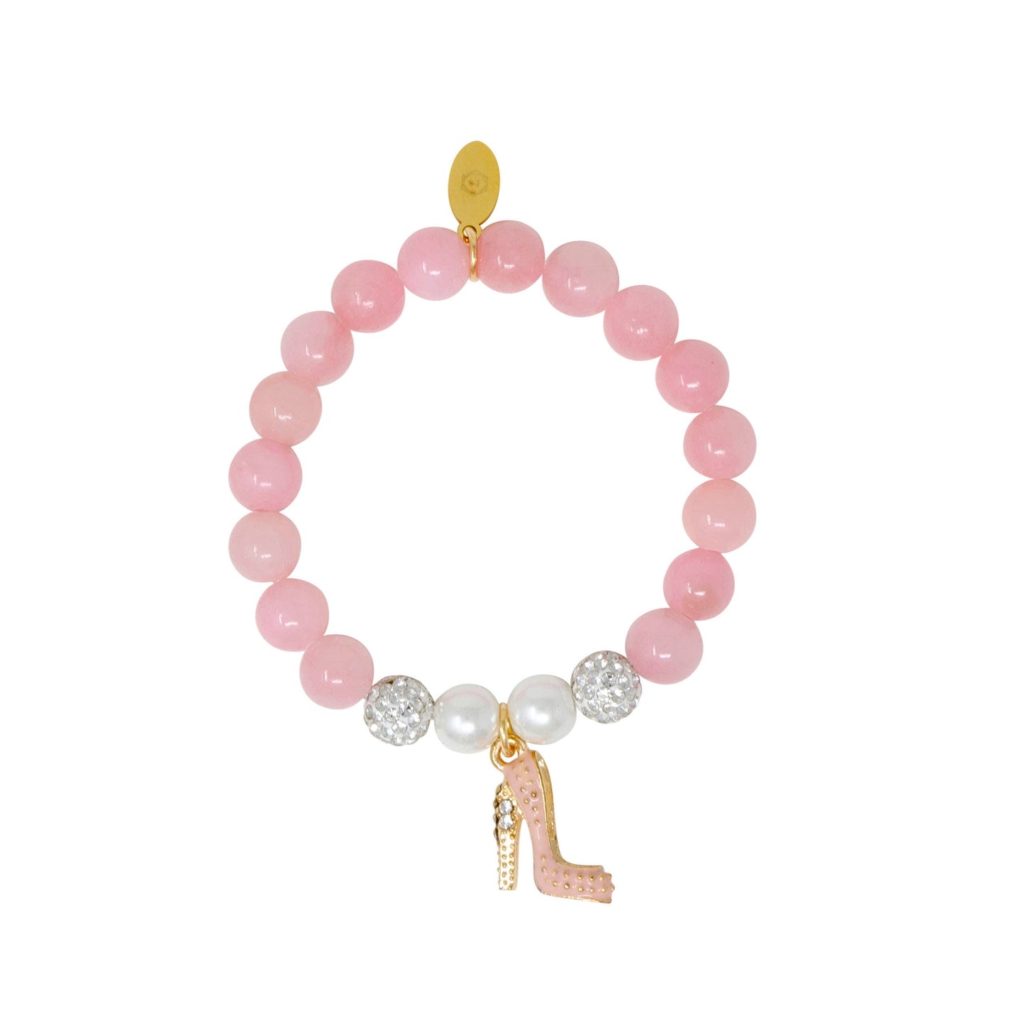 Fancy Pink Hearts  Bracelet Tower
