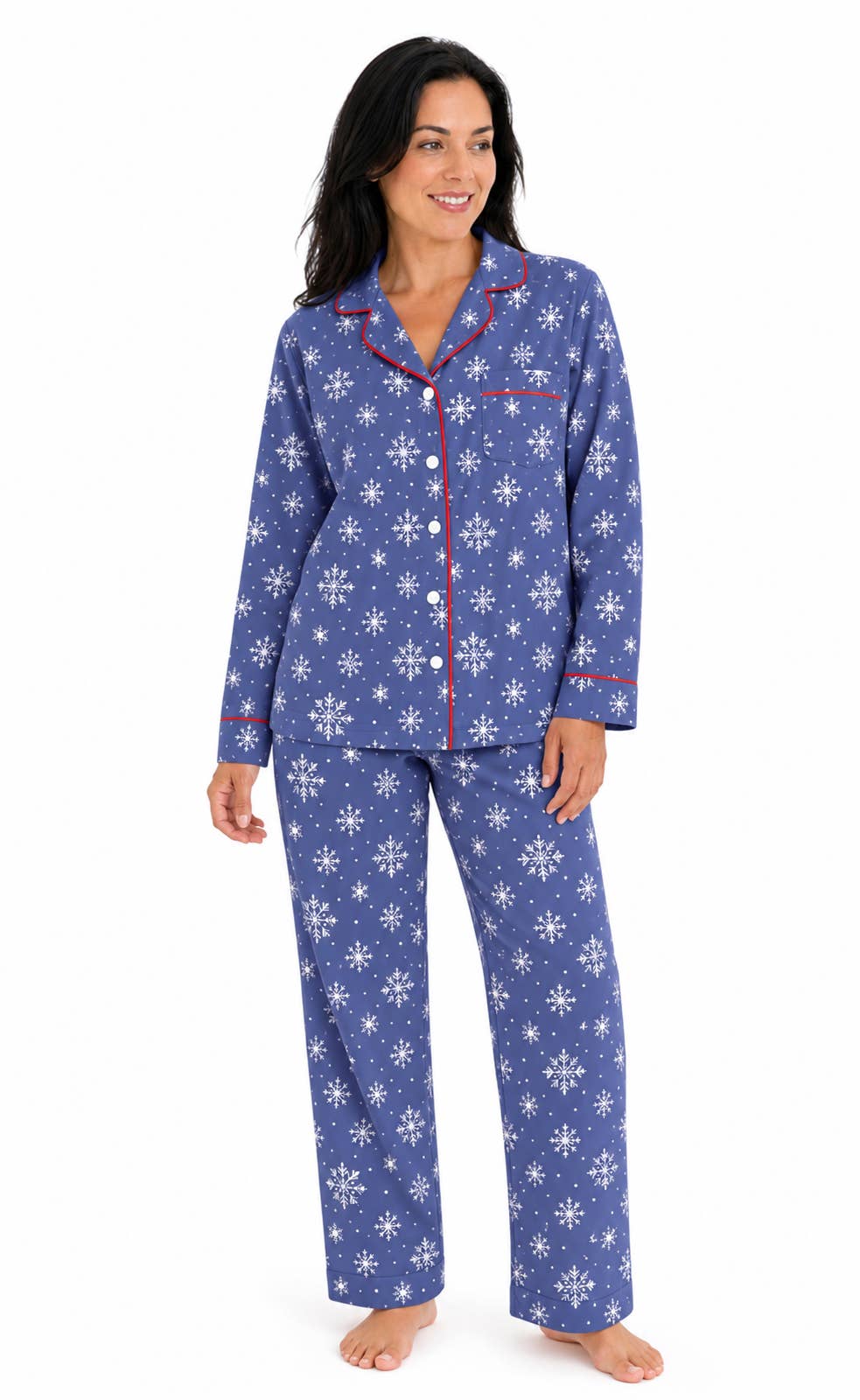 Flurry Long Sleeve Flannel Pajamas