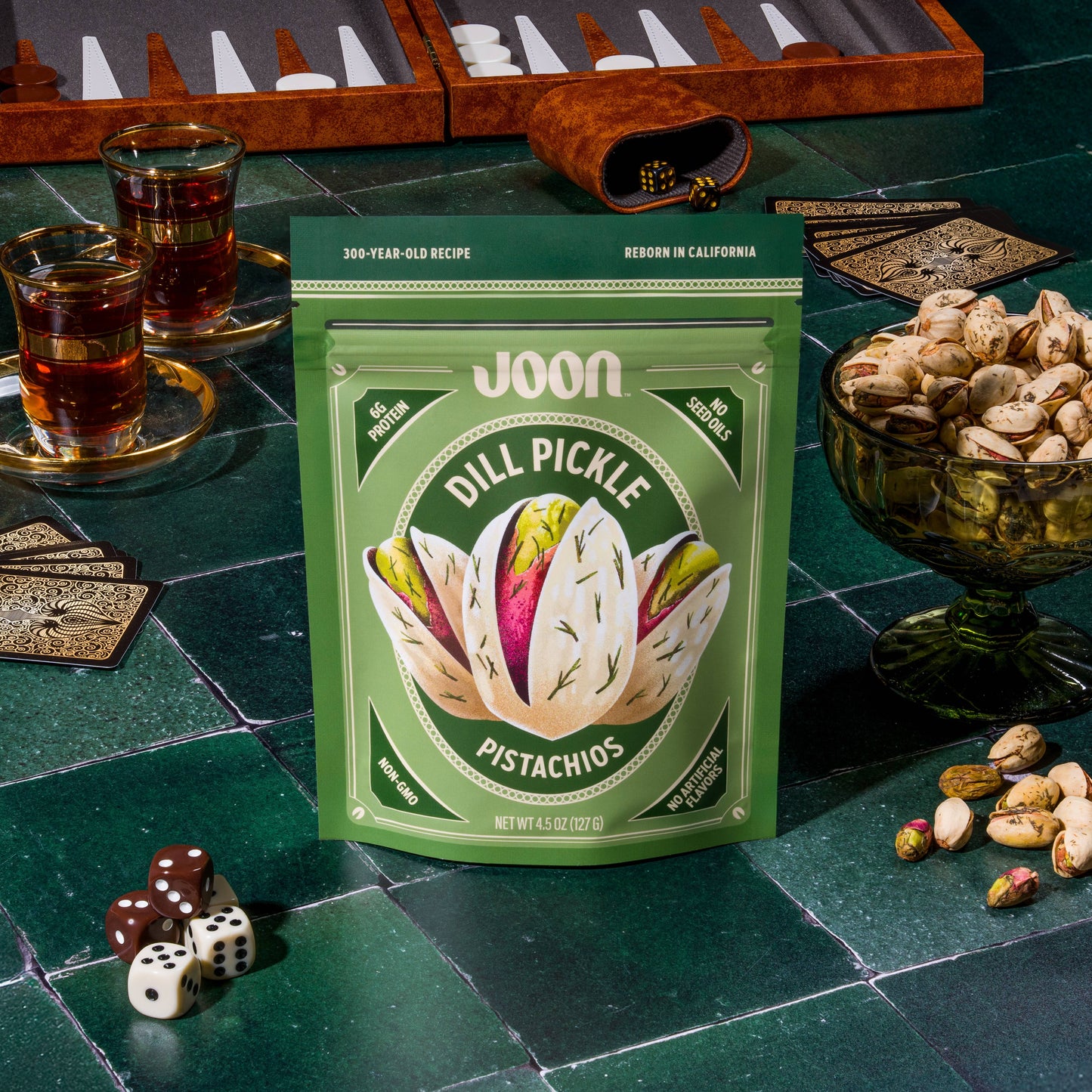 Joon Dill Pickle Pistachios | Pistachio Bulk, Gourmet Snacks