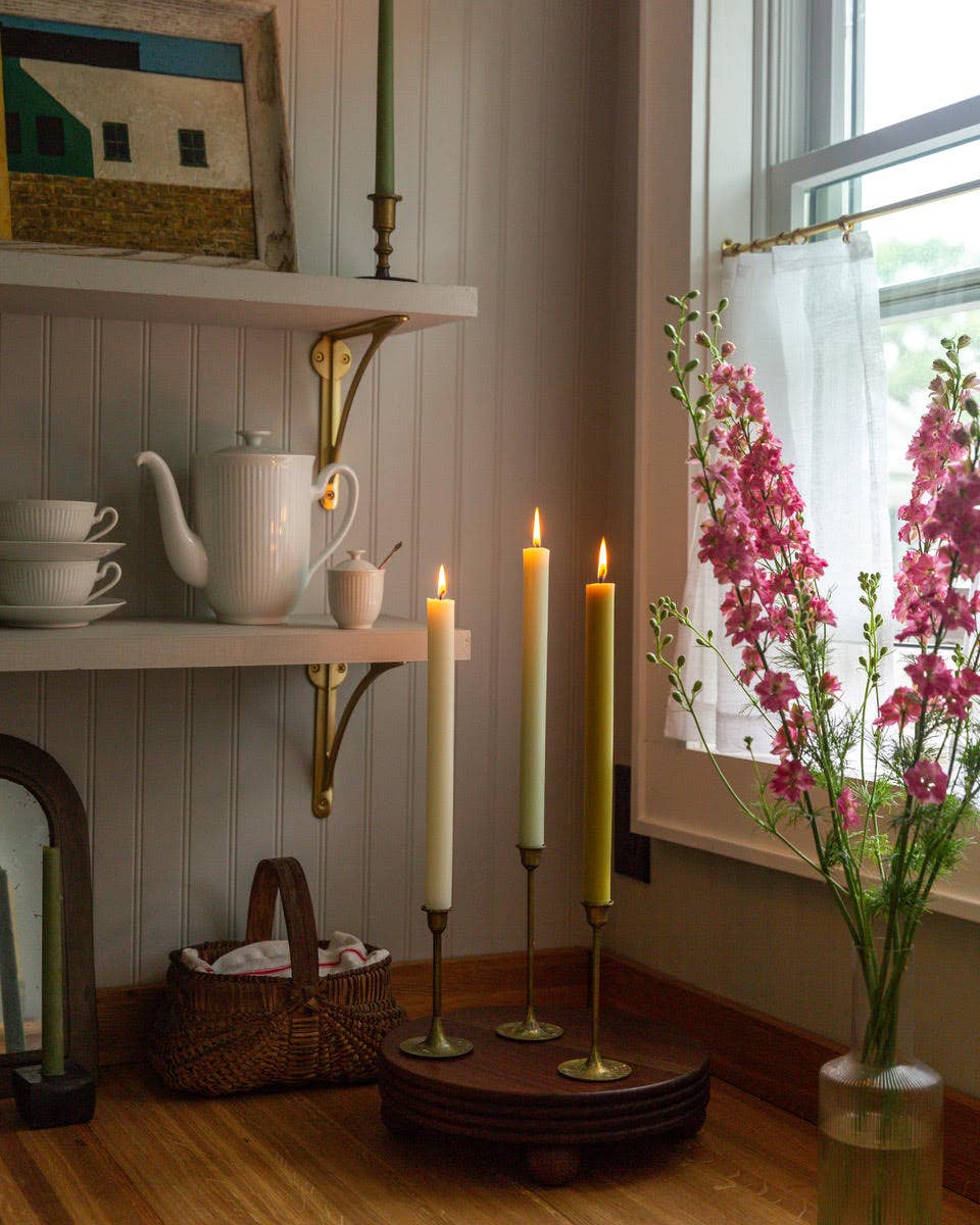 12" Church Taper Handmade Beeswax Candles