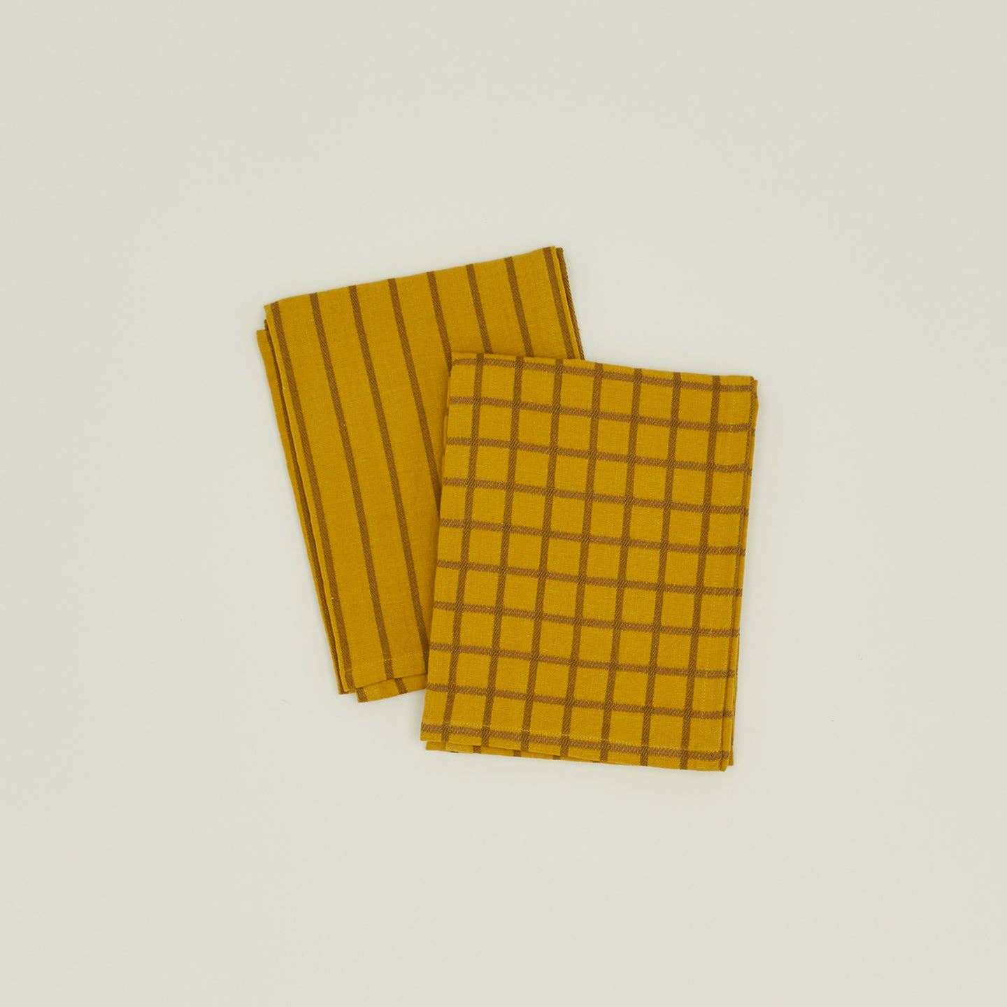 ESSENTIAL YARN DYED DISH TOWEL - SET OF 2