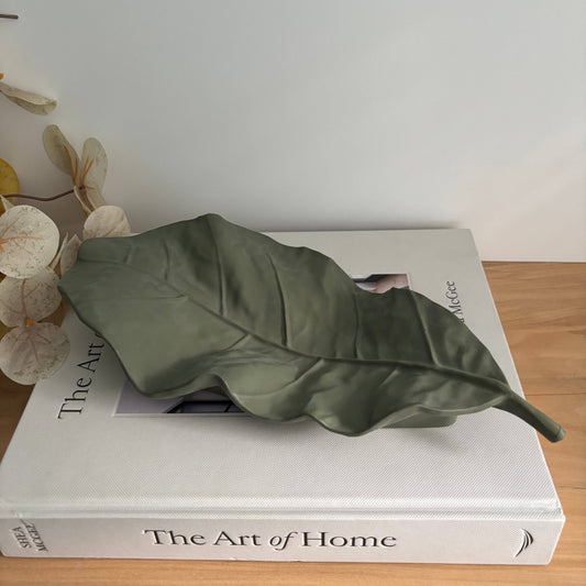 Sylva - Organic Leaf Tray | Modern Coffee Table Decor