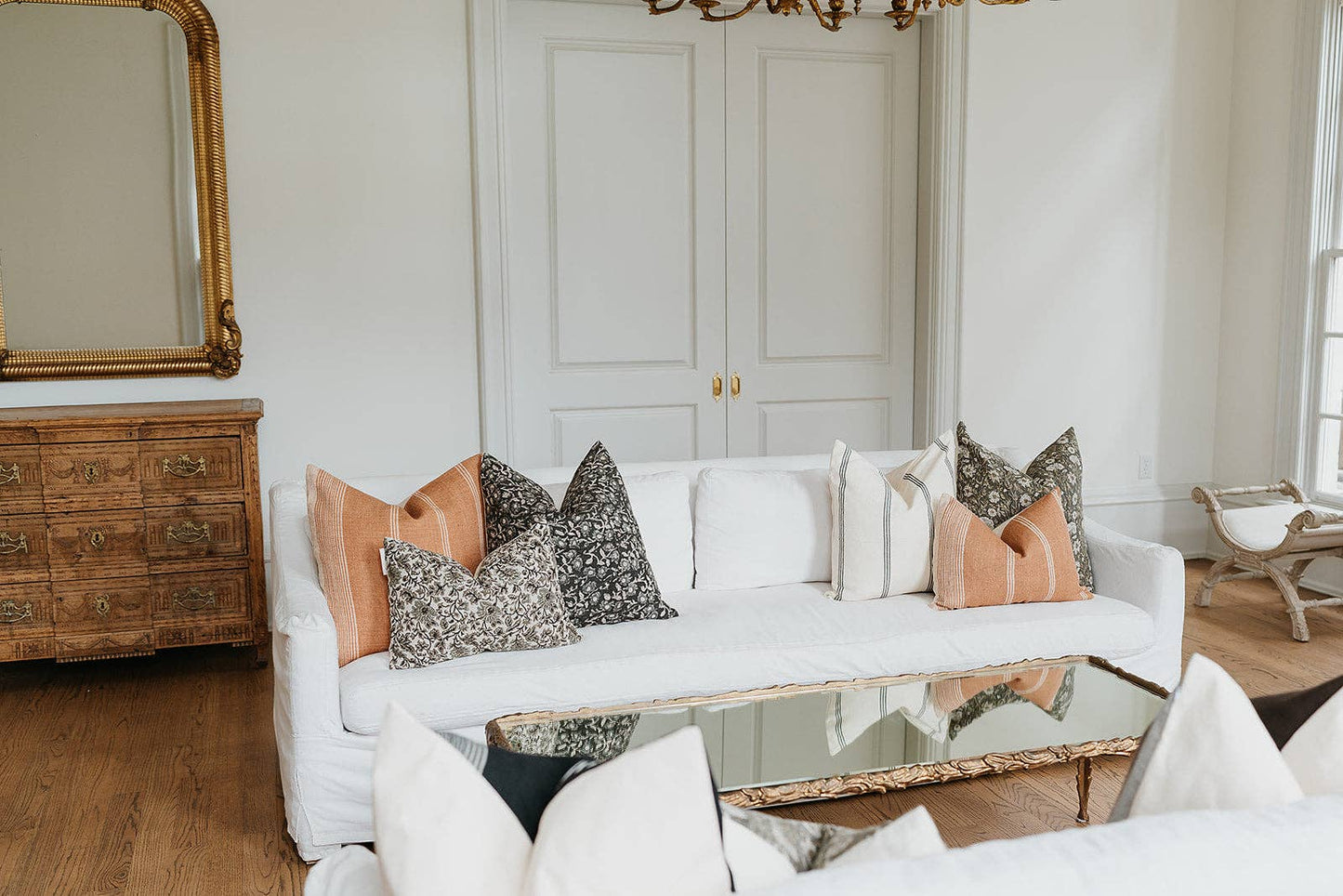 NKOYO- Woven Cotton Throw Pillow Cover