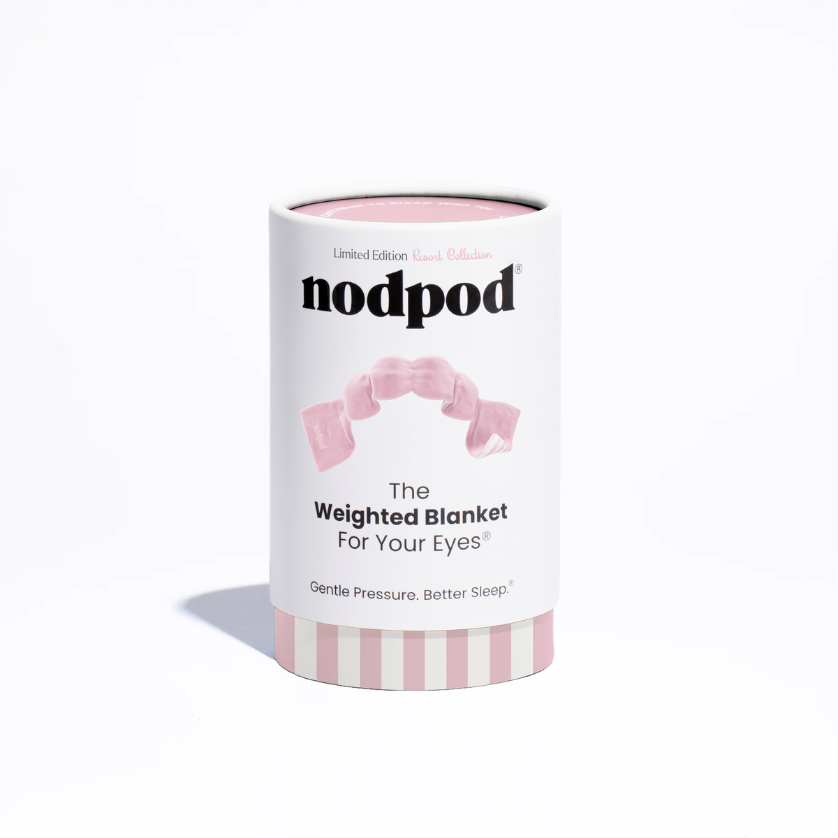 Weighted Sleep Mask - Resort Collection Pink Cabana