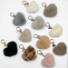 Linda Richards Rabbit Heart Keychain