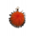 Linda Richards Fur Pom Handbag Charm