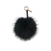 Linda Richards Fur Pom Handbag Charm