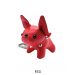 Linda Richards French Bulldog Keychain