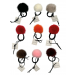Linda Richards Mink Pom Hair Ties