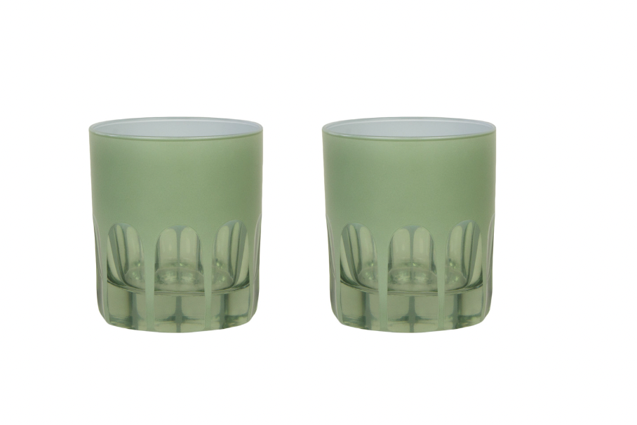 Rialto Glass Old Fashion set of 2