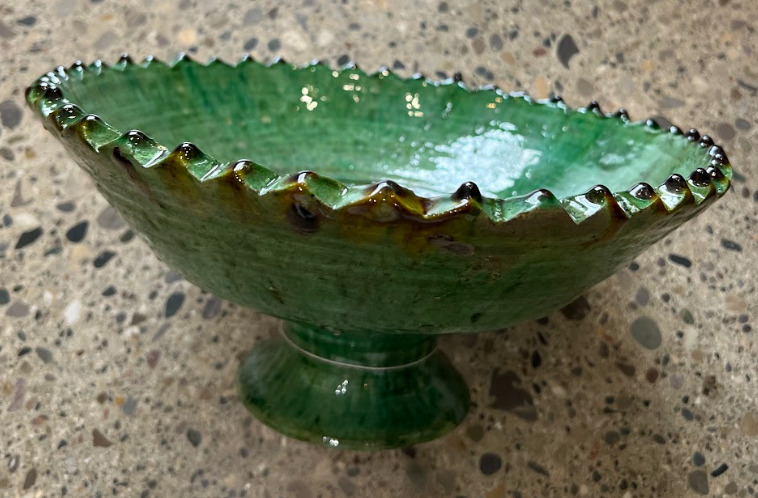 Glazed Moroccan Green Bowls