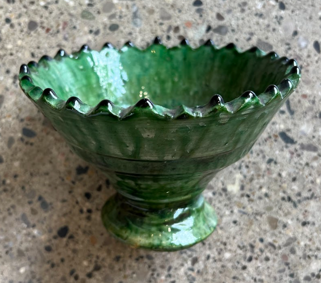 Glazed Moroccan Green Bowls